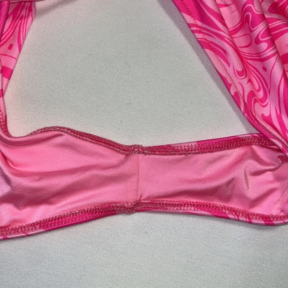 Frankies Bikini Osaka Satin One Piece Swimsuit Sz M
